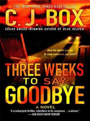 cover image of Three Weeks to Say Goodbye